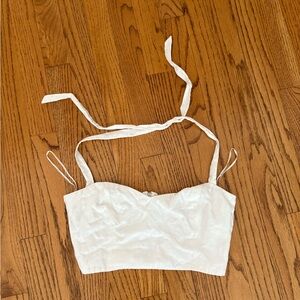 Reformation linen halter top